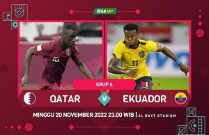 Piala Dunia: Laga Perdana! Qatar vs Ekuador, Ini Link Live Streamingnya