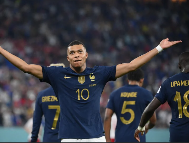 Kylian Mbappe mencetak dua gol dalam pertandingan antara Perancis vs Denmark di Piala Dunia 2022 Qatar.