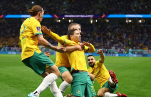 Piala Dunia: Australia vs Denmark Berakhir 1-0, Socceroos Maju ke Babak Selanjutnya